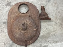 Antique Cast Iron Parlor Stove Parts