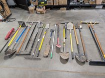 Assorted Landscaping Construction Tools