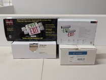 Morris And E-Conolight Exit Signs