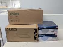 Hunter Fan And Assorted LED Lights