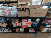 Shelf With Bulk Electrical Supplies Assortment
