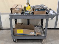 Utility Cart And Electrical Supplies
