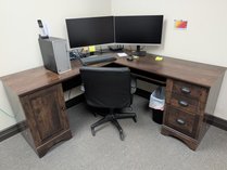 HP Desktop PC And Office Furniture