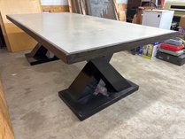 Ryo Industrial Pedestal Table