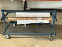 Rolling Material Dispenser Cart