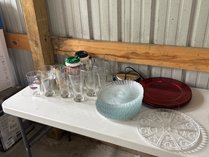 Mixed Glassware And Tableware Lot