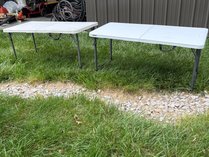 Two Lifetime Folding Tables