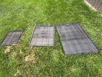 Three Lucky Dog Folding Wire Pet Crates