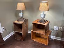 Upcycled Lamps And Burroughs Crates
