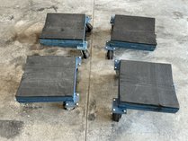 Four Brownell PD2 Pontoon Dollies