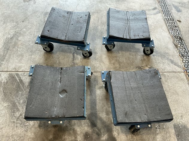 Image for Four Brownell PD2 Pontoon Dollies