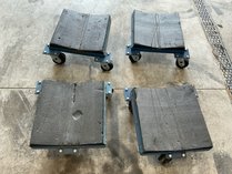 Four Brownell PD2 Pontoon Dollies