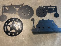 Farm Theme Metal Silhouette Signs