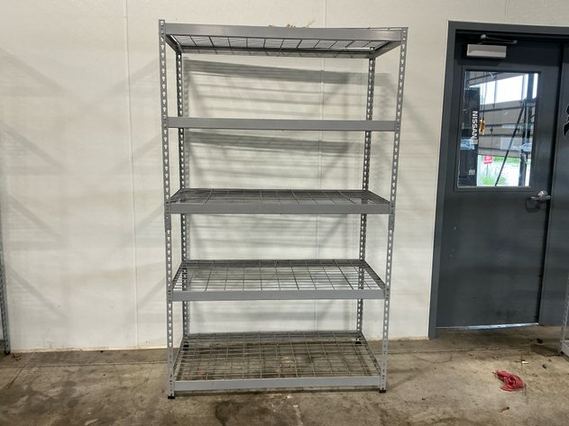Image for 5-Tier Metal Rivet Shelving Unit