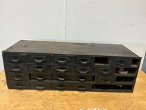 Metal Parts Cabinet With Assorted Hardware