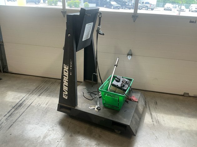 Image for Evinrude E-Tec Outboard Motor Display Stand