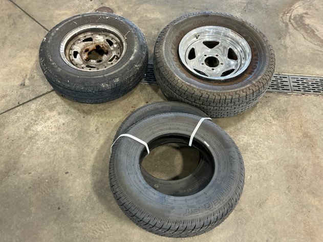 Image for Assorted Trailer Tires And Wheels