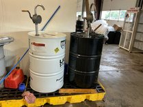 55 Gallon Drums And Spill Pallet