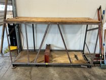 Shop Workbench And A-Frame Rack
