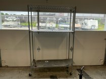 SMC Wire Shelving Unit On Casters