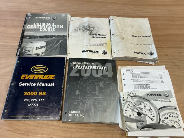 Image for 6 Evinrude Johnson Rotax Service Manuals
