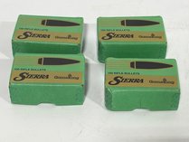 Four Sierra GameKing Rifle Bullet Boxes