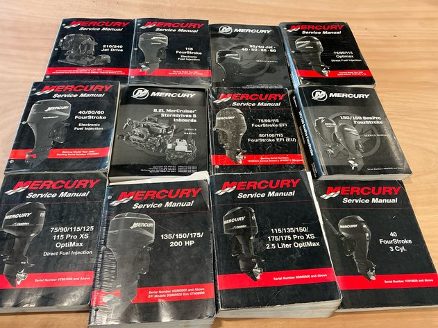 Image for 12 Mercury Marine Service Manuals