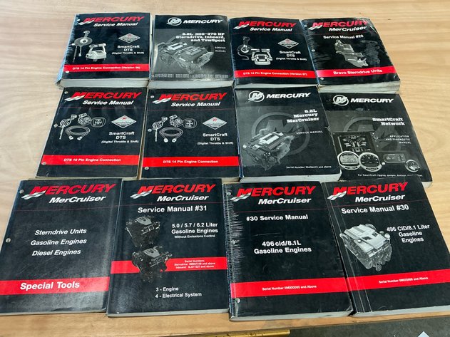 Image for 12 Mercury Marine Service Manuals