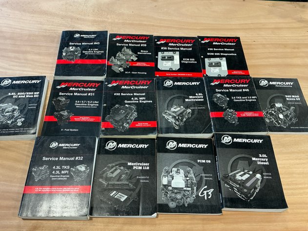 Image for 14 Mercury MerCruiser Service Manuals