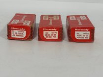 Three Boxes Hornady Reloading Bullets