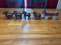 Highlander House Cast Iron 8-Horse Wagon