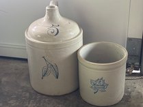 Western Stoneware Crock And 5-Gallon Jug