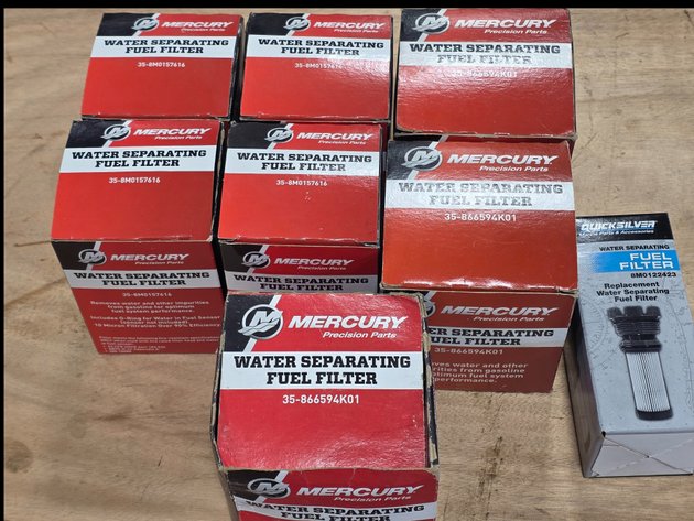 Image for 8 Mercury Water Separating Fuel Filters