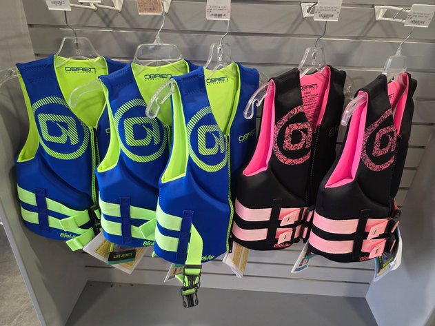 Image for 5 O'Brien BioLite Junior Life Jackets