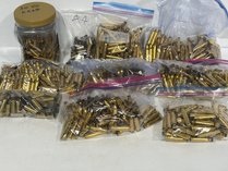 Mixed Caliber Spent Brass Casings