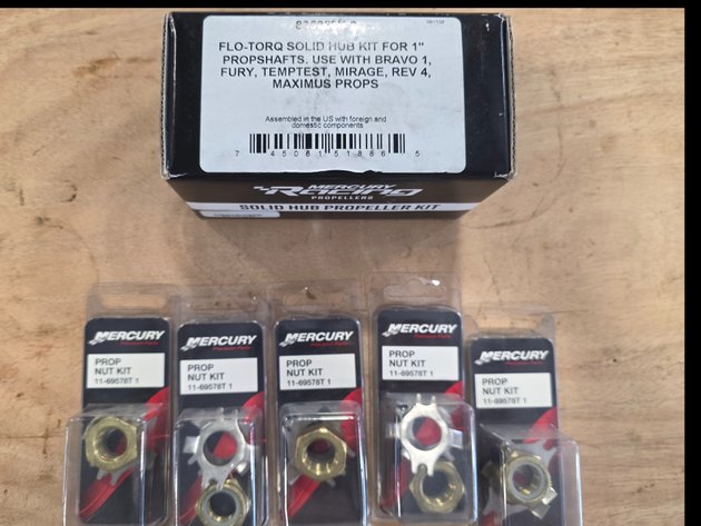 Image for Mercury Racing Hub And Prop Nut Kits