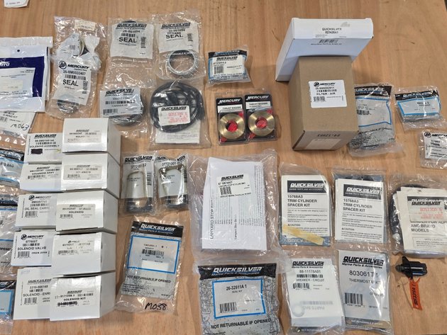 Image for Mercury And Quicksilver Marine Parts Lot