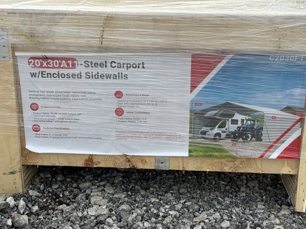 Image for Sdlanch 20'x30' All-Steel Carport