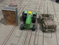 John Deere Tractor, Jeep And Bee Smoker