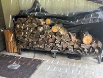 Firewood Rack And Log Rounds