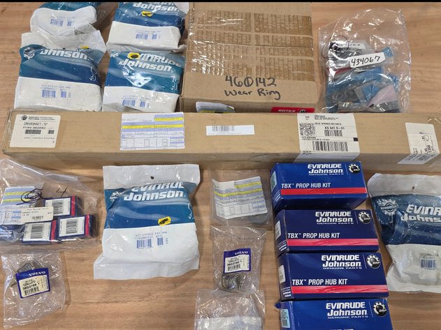 Image for Assorted Marine Engine Parts Lot Of 17