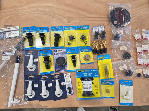 Image for Assorted Marine Hardware And Pump Lot