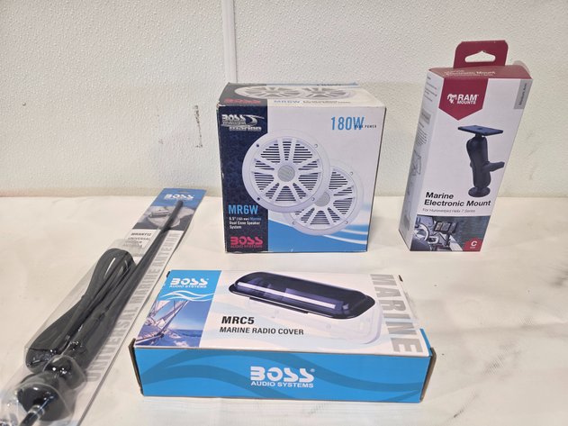 Image for Boss Audio And Ram Mount Marine Accessories