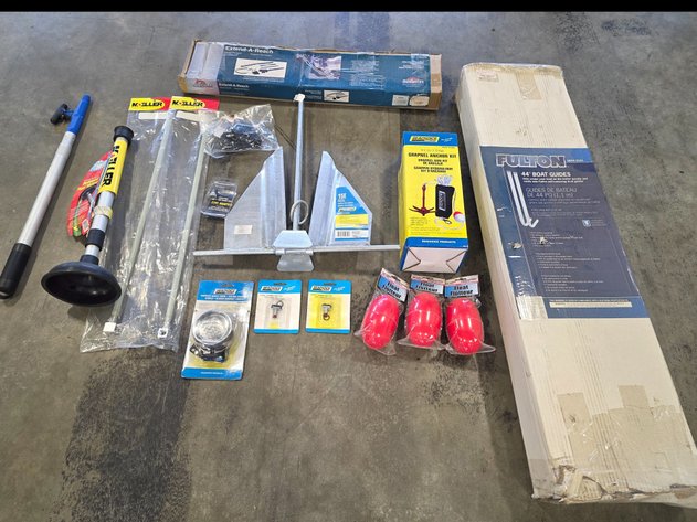 Image for Assorted Marine Boat Accessories Lot