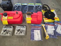 Assorted Marine Fuel Tanks And Accessories