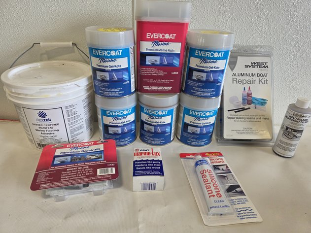 Image for 12 Pc Marine Adhesives And Repair Kits