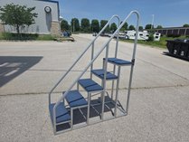 5- Step Portable Aluminum Boarding Stairs
