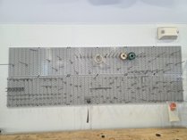 Slotted Metal Pegboard System