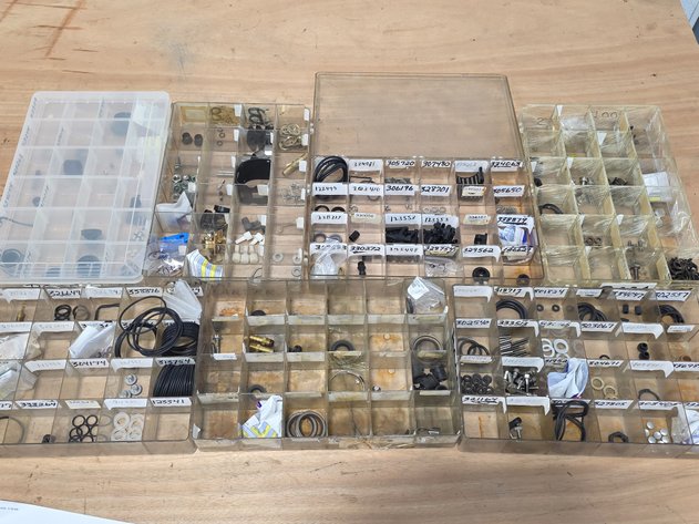 Image for Six Parts Organizer Trays With Hardware