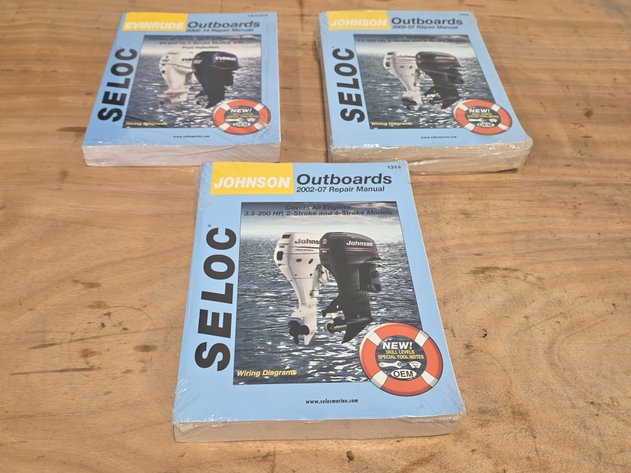 Image for 3 Seloc Outboard Repair Manuals